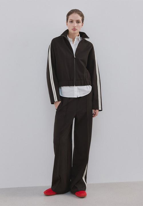 MANGO - Sweatshirt tri - brown