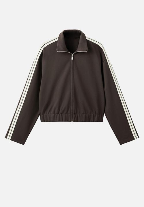 MANGO - Sweatshirt tri - brown