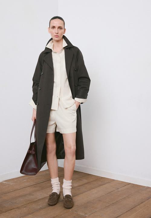 MANGO - Shirt franca- light beige