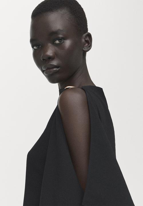 MANGO - Blouse moon- black