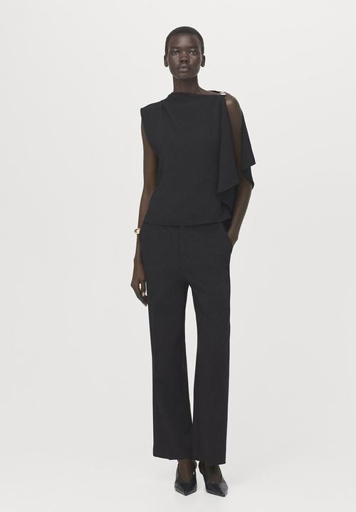 MANGO - Blouse moon- black