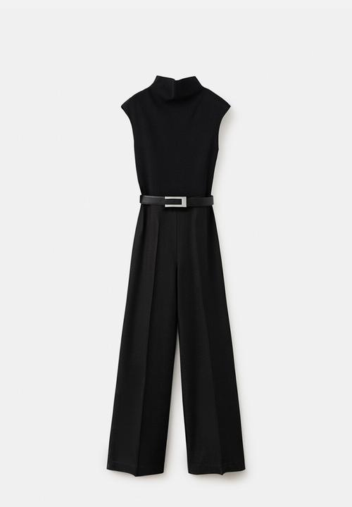 MANGO - Jumpsuit gabi- black