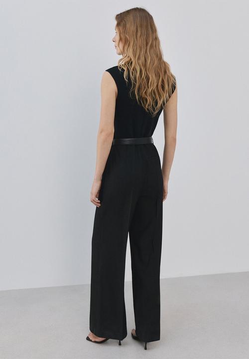 MANGO - Jumpsuit gabi- black