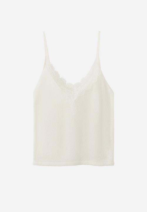 MANGO - Top encarna- light beige