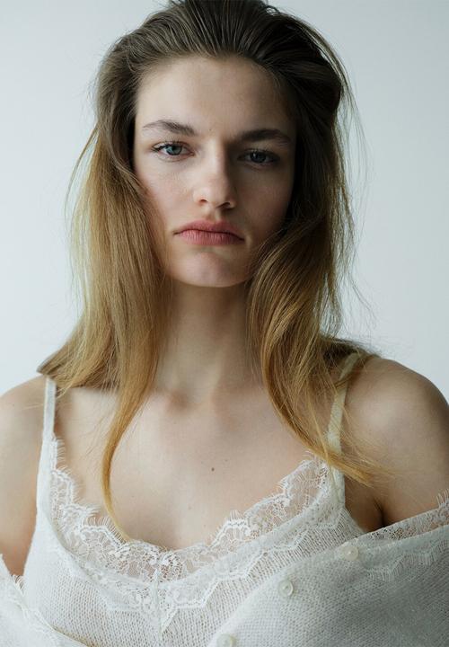 MANGO - Top encarna- light beige