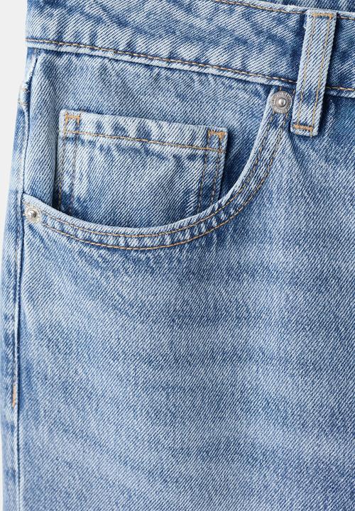 MANGO - Jeans river - open blue