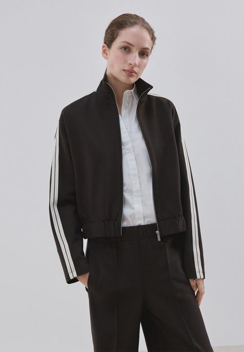 MANGO - Trousers tri - brown