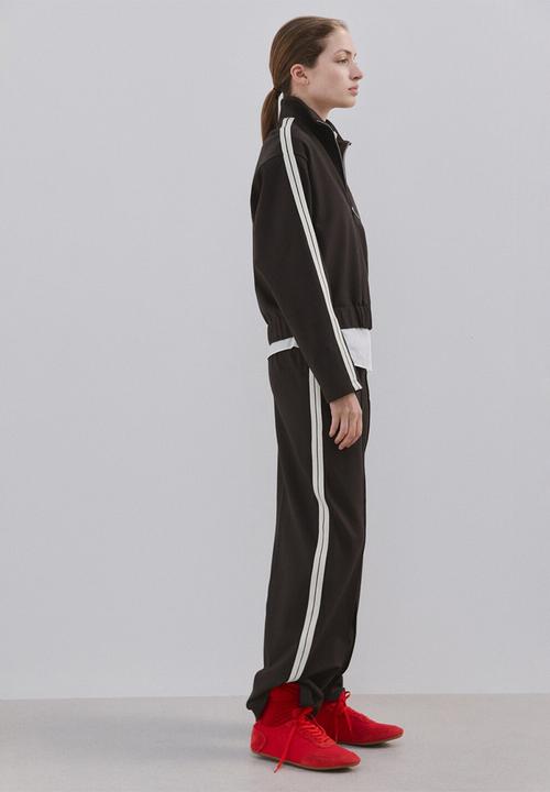 MANGO - Trousers tri - brown