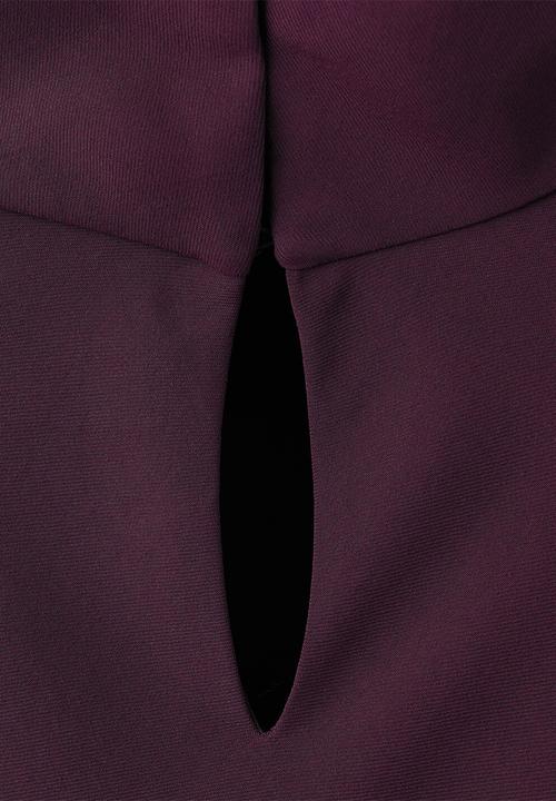 MANGO - Dress coco- dark red
