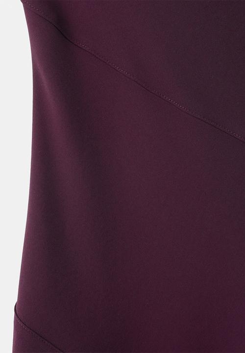 MANGO - Dress coco- dark red