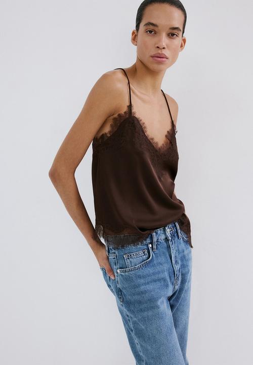 MANGO - Jeans matilda- open blue