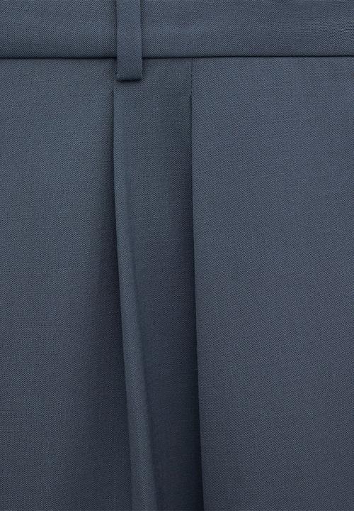 MANGO - Trousers uma- medium blue