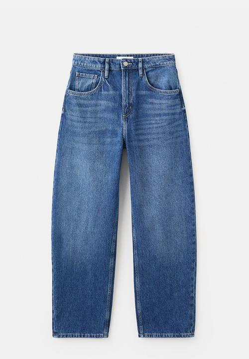 MANGO - Jeans bet  -  open blue