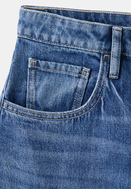 MANGO - Jeans bet  -  open blue