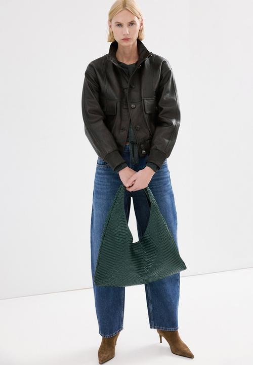 MANGO - Jeans bet  -  open blue