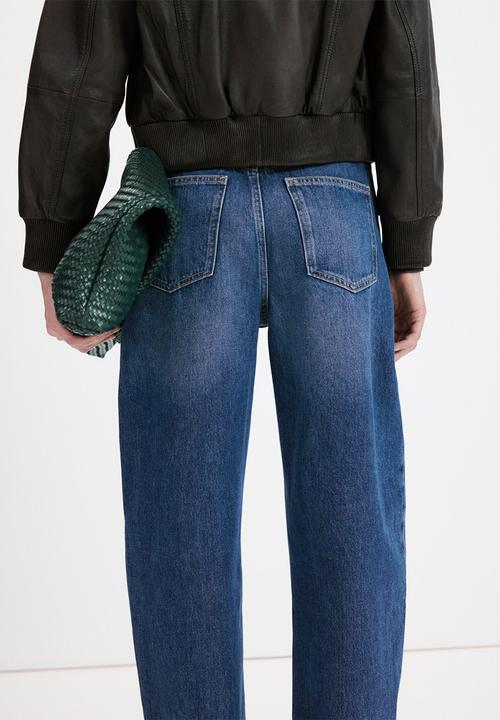 MANGO - Jeans bet  -  open blue
