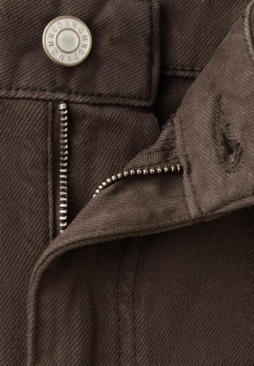 MANGO - Jeans bet - dark brown