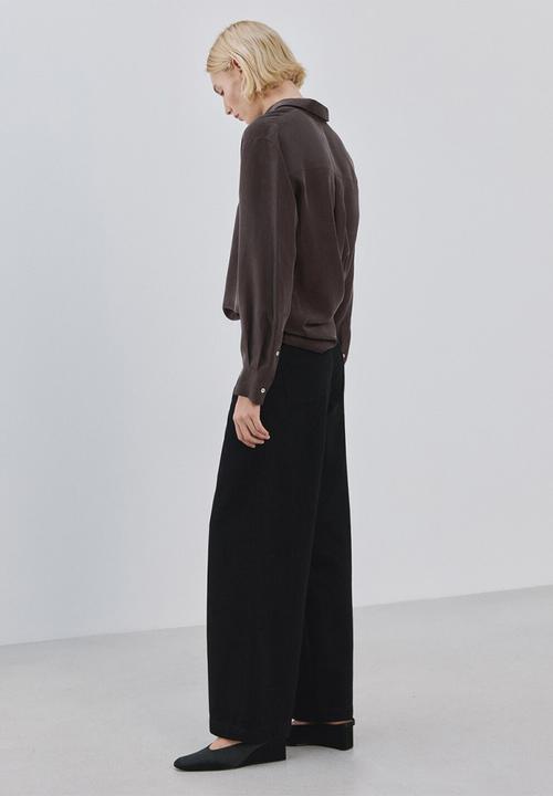 MANGO - Jeans lia- open gray