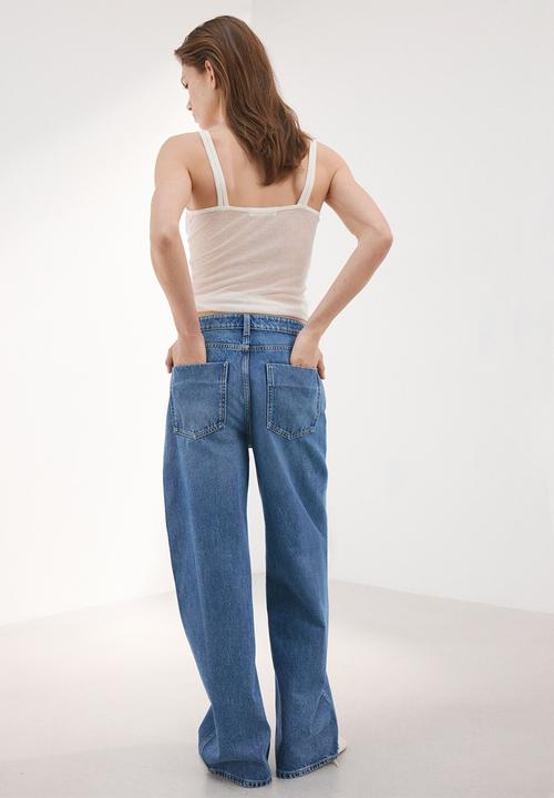 MANGO - Jeans blues- open blue