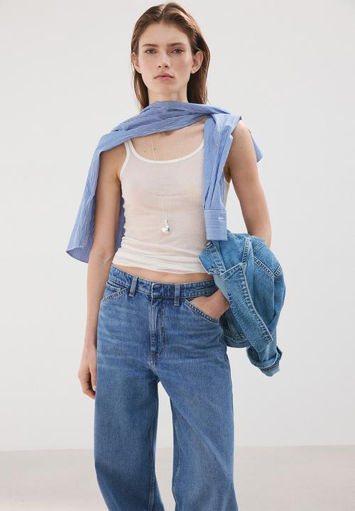 MANGO - Jeans blues- open blue