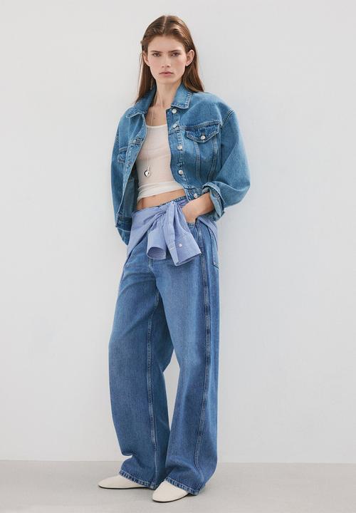 MANGO - Jeans blues- open blue