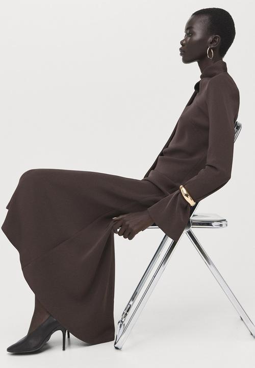 MANGO - Dress neni- brown