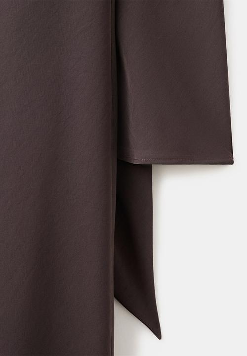 MANGO - Dress neni- brown