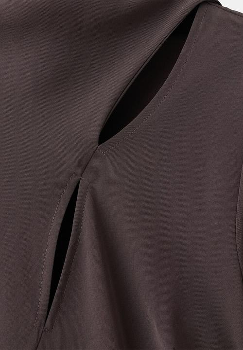 MANGO - Dress neni- brown