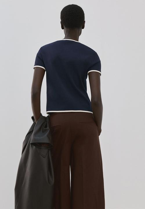 MANGO - T-shirtportbi - midnight navy