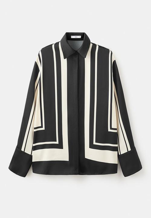 MANGO - Blouse carol- black