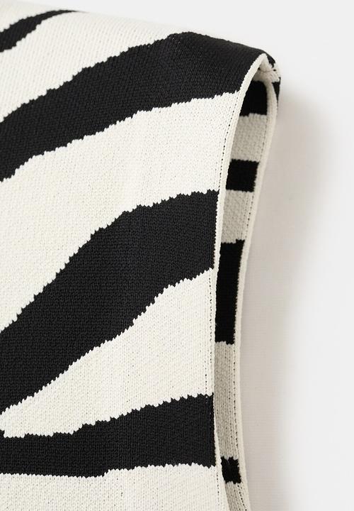 MANGO - Knitwear Top Cebrina- black