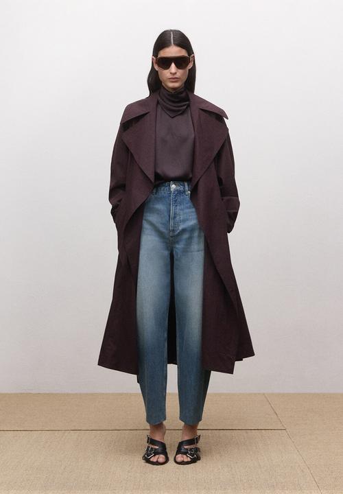MANGO - Jeans leena- open blue