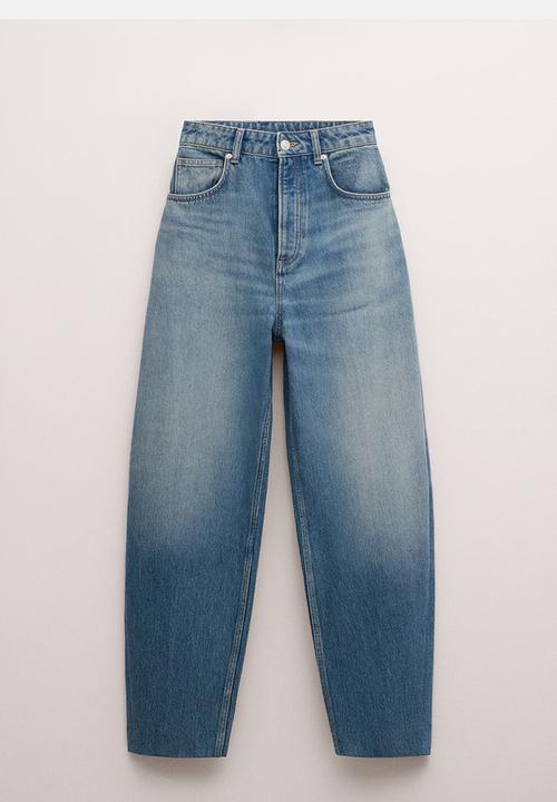 MANGO - Jeans leena- open blue