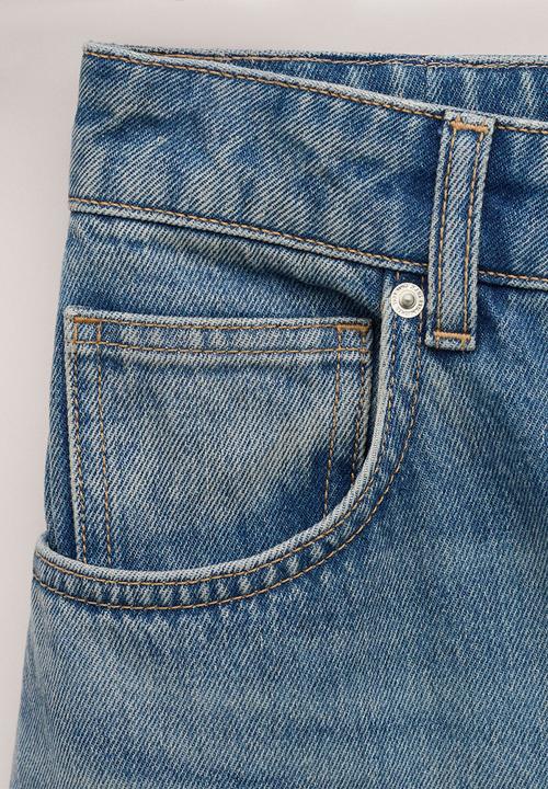 MANGO - Jeans leena- open blue