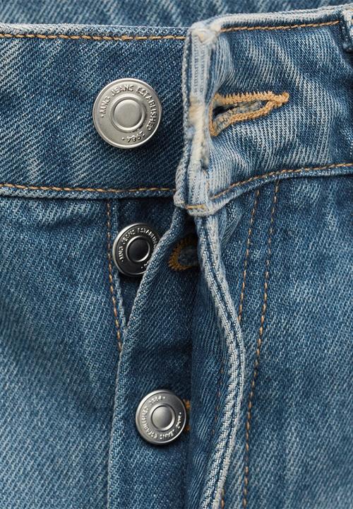 MANGO - Jeans leena- open blue