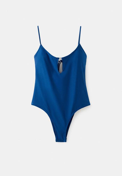 MANGO - Swimsuit sicilia- navy