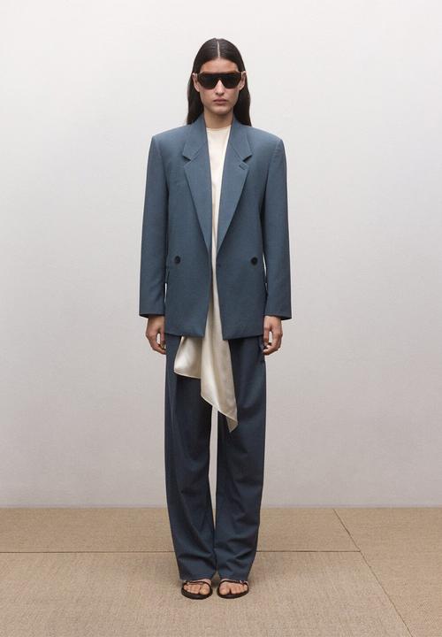MANGO - Blazer uma- medium blue