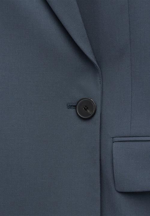 MANGO - Blazer uma- medium blue