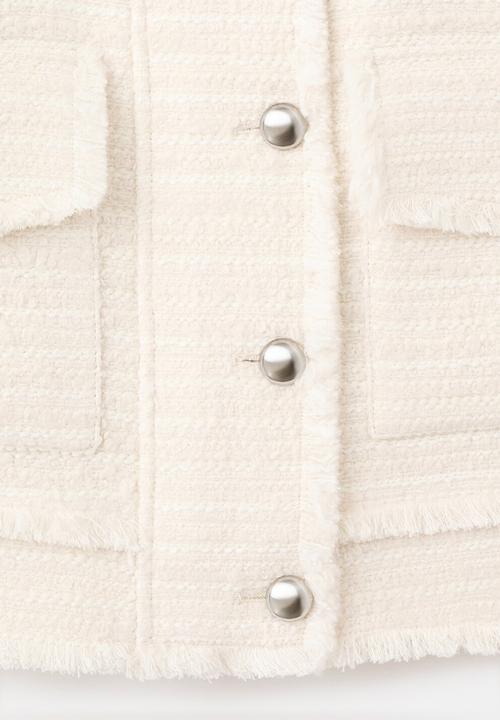 MANGO - Jacket ruti - light beige