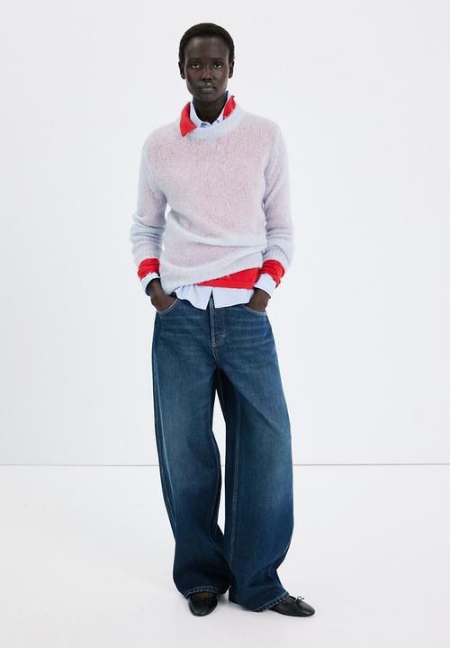 MANGO - Jeans orlando- open blue