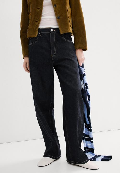 MANGO - Jeans mari- open blue
