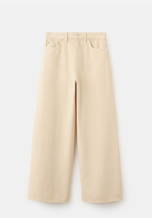 MANGO - Jeans iris- light/pastel yellow