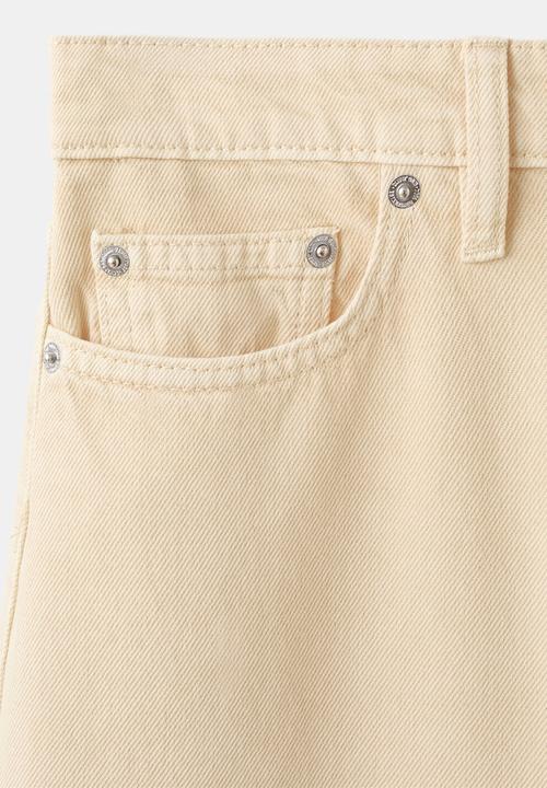 MANGO - Jeans iris- light/pastel yellow