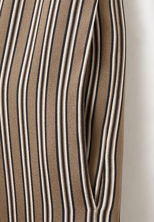 MANGO - Trousers ideale- medium brown