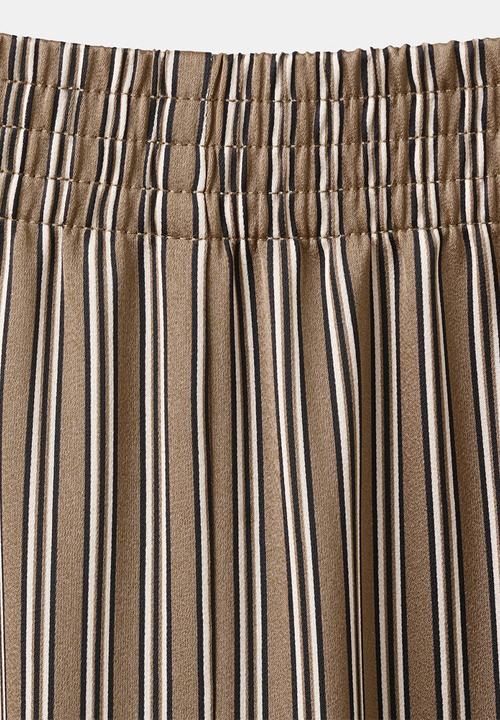 MANGO - Trousers ideale- medium brown