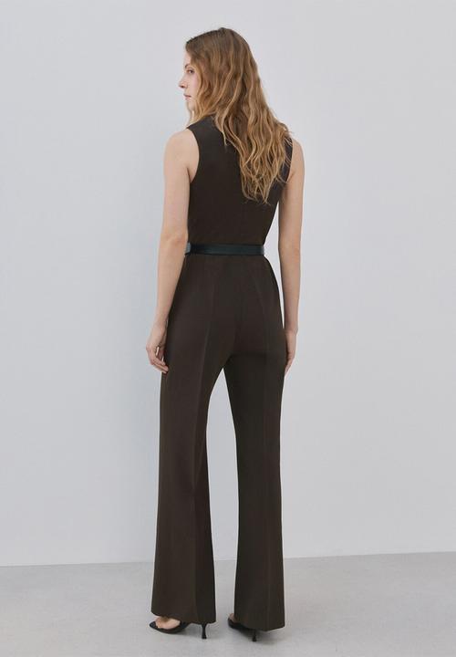 MANGO - Jumpsuit sabina- brown
