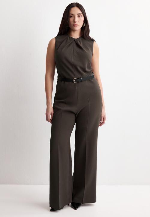 MANGO - Jumpsuit sabina- brown