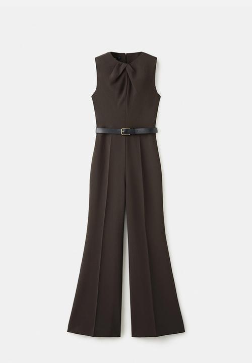 MANGO - Jumpsuit sabina- brown