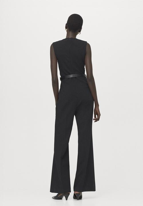 MANGO - Jumpsuit sabina- black
