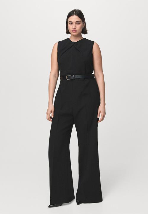 MANGO - Jumpsuit sabina- black